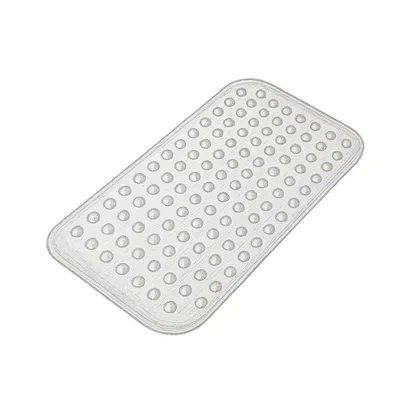 AmazerBath Non-Slip Shower Mat with Suction Cups and Drain Holes (15" x 27.6")