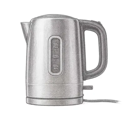 Amazon Basics 1 Liter Electric Hot Water Kettle