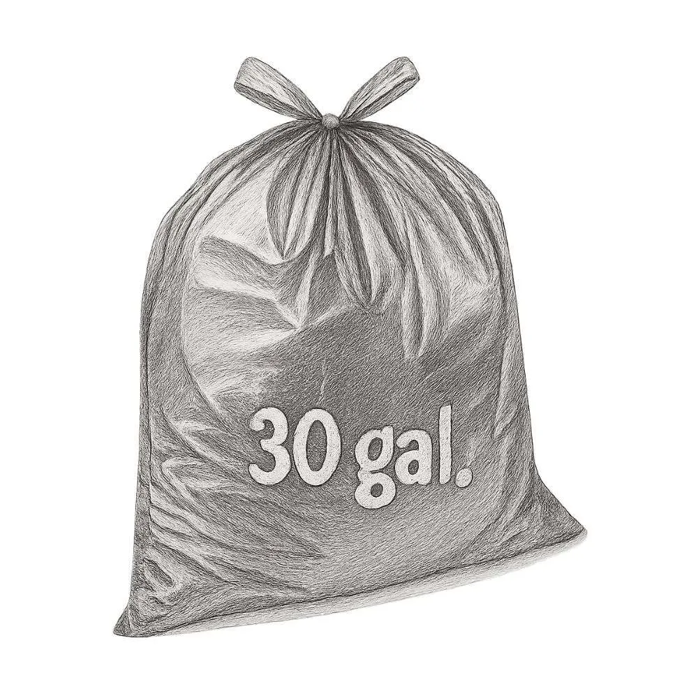 Amazon Basics Multipurpose Drawstring Trash Bags 30 gal (Pack of 50)