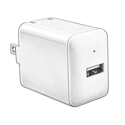 Amazon Basics One Port USB-A Wall Charger 12W