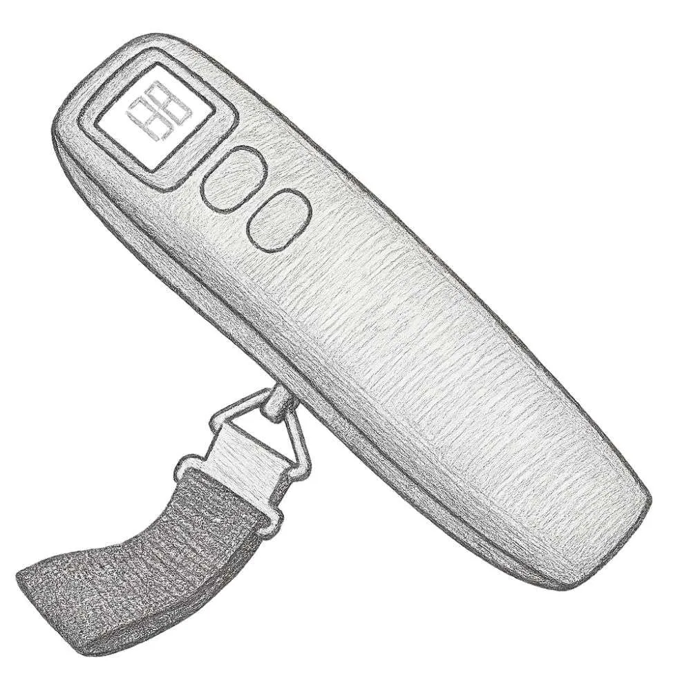 Amazon Basics Portable Digital Luggage Scale
