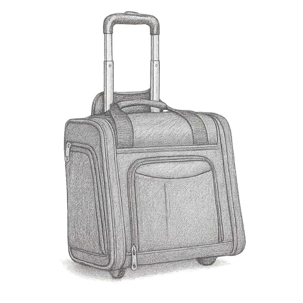 Amazon Basics Underseat Carry-On Rolling Travel Luggage Bag