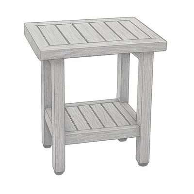 AquaTeak The Original Spa™ Shower Bench with Shelf