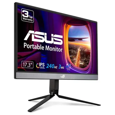 Republic of Gamers Strix 1080P Portable Gaming Monitor (17.3")