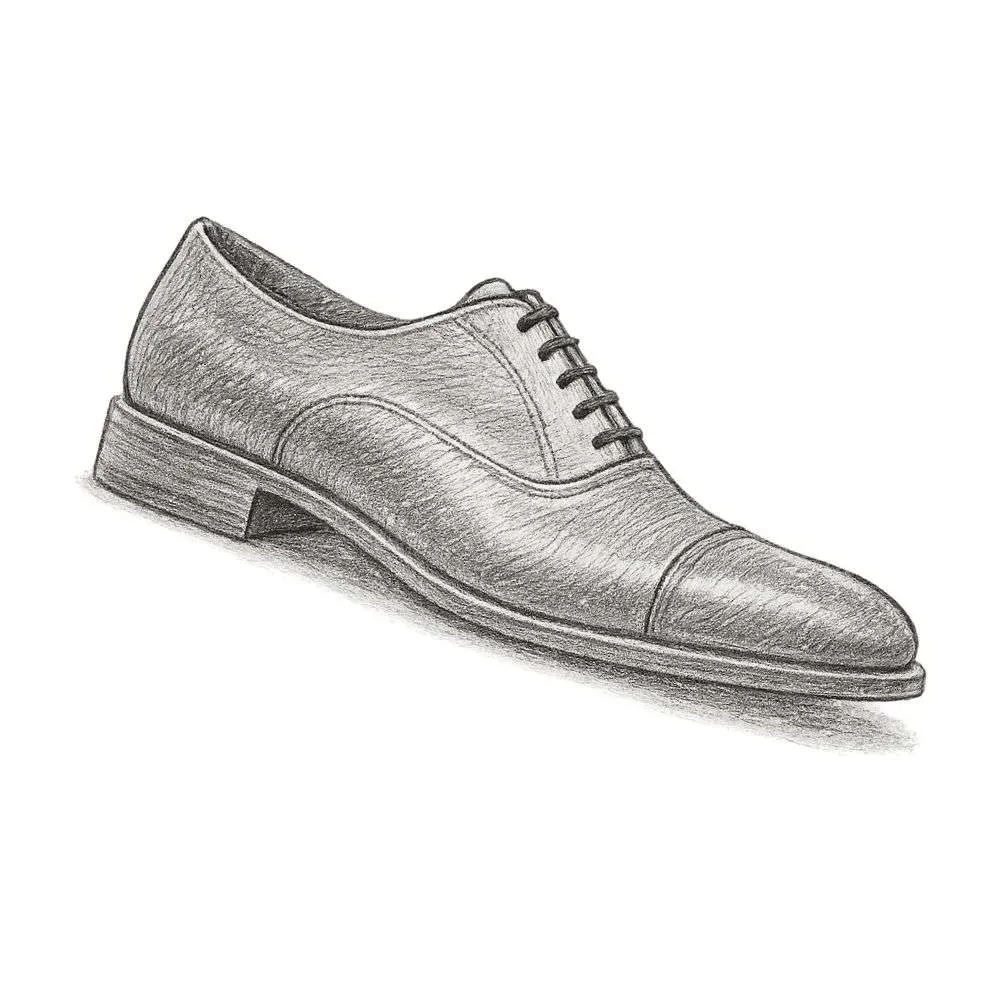 Banana Republic Mesi Leather Cap-Toe Oxford Shoes