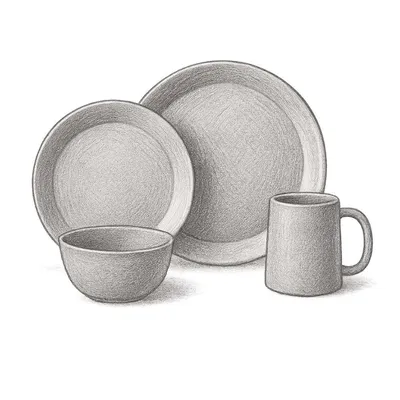 Bennington Potters Classic Dinnerware (1 Set of 4 Pieces)