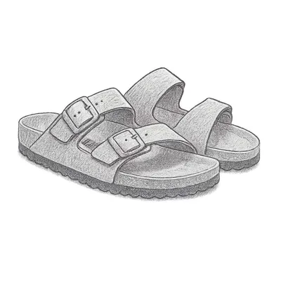 Birkenstock Arizona Suede Leather Sandals