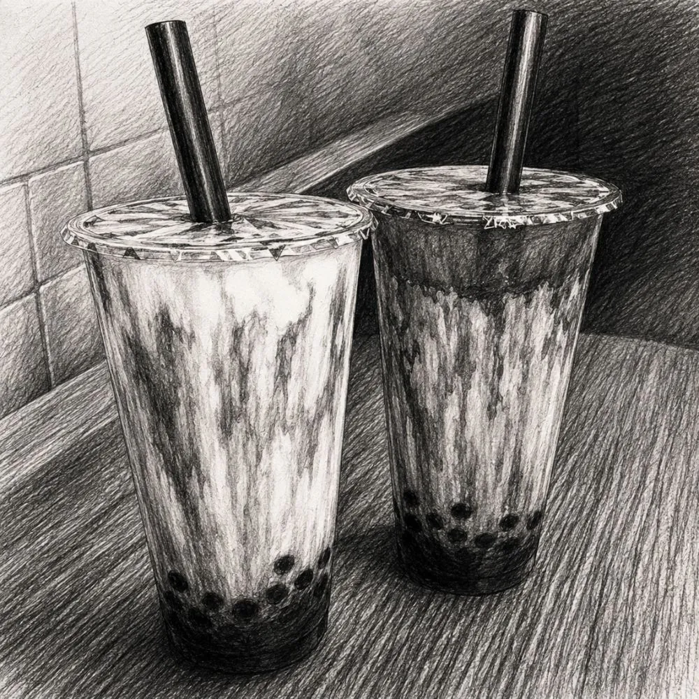 Boba Bar & Desserts Brown Sugar Marble with Boba