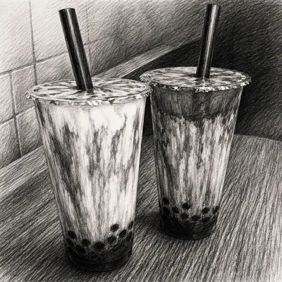 Boba Bar & Desserts Brown Sugar Marble with Boba