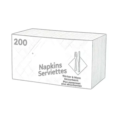 Bounty Napkins (200 Count)