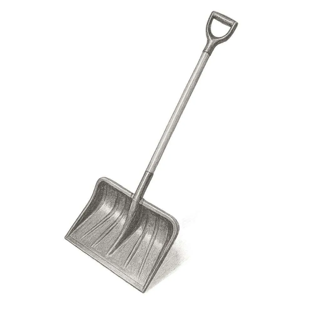Bully Tools 22″ Combination Snow Shovel / Pusher