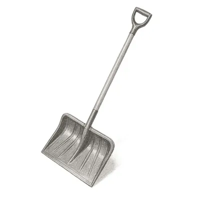 Bully Tools 22″ Combination Snow Shovel / Pusher