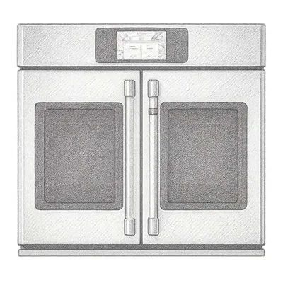Café™ Professional Series 30" Smart Built-In Convection French-Door Single Wall Oven