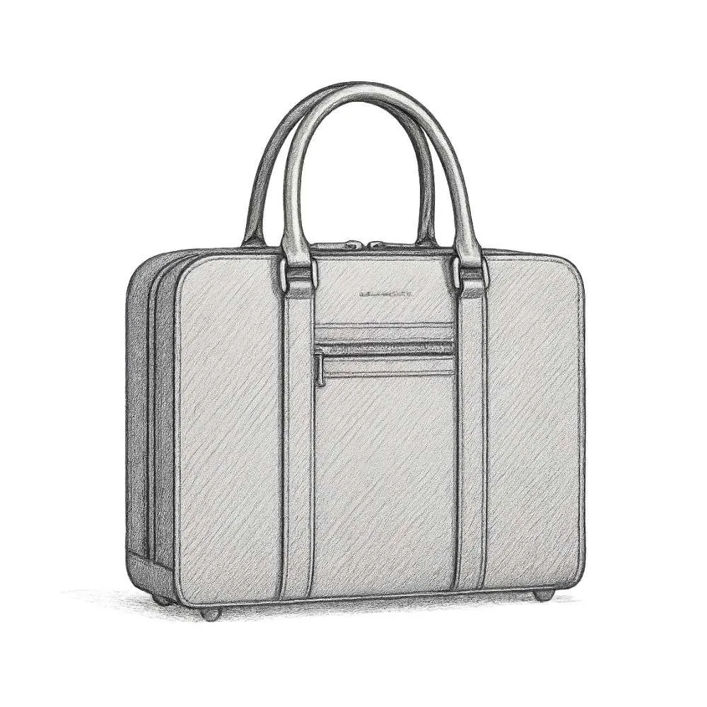 Carl Friedrik Heritage Palissy Briefcase Vachetta Leather