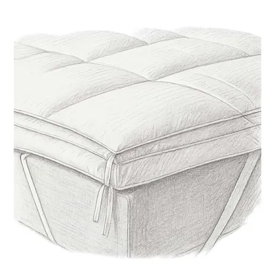 Casaluna Feather & Down Mattress Topper (Queen Size)