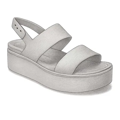 Crocs Brooklyn Low Wedge Sandals