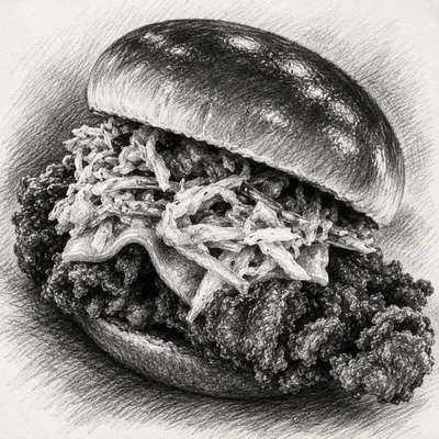 Cross Street Chicken Hot Chicken Sandwich