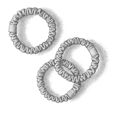 Crown Affair The No. 001 Scrunchies (Pack of 3)
