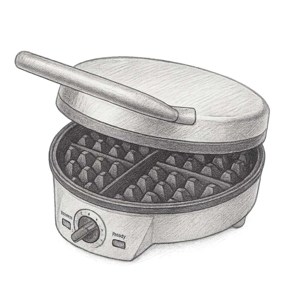 Cuisinart® 4 Slice Round Belgian Waffle Maker