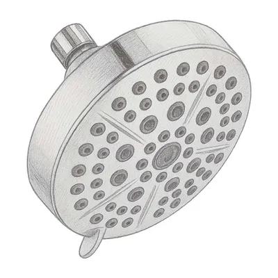 Delta Faucet 5-Spray Chrome Shower Head (1.75 GPM)