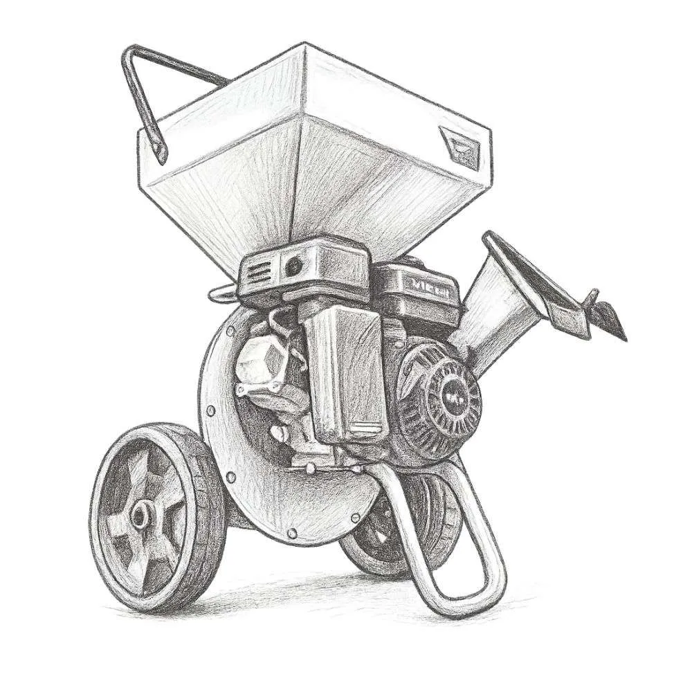 Earthquake K33 Chipper Shredder - 301cc 4-Cycle Viper Engine (3")