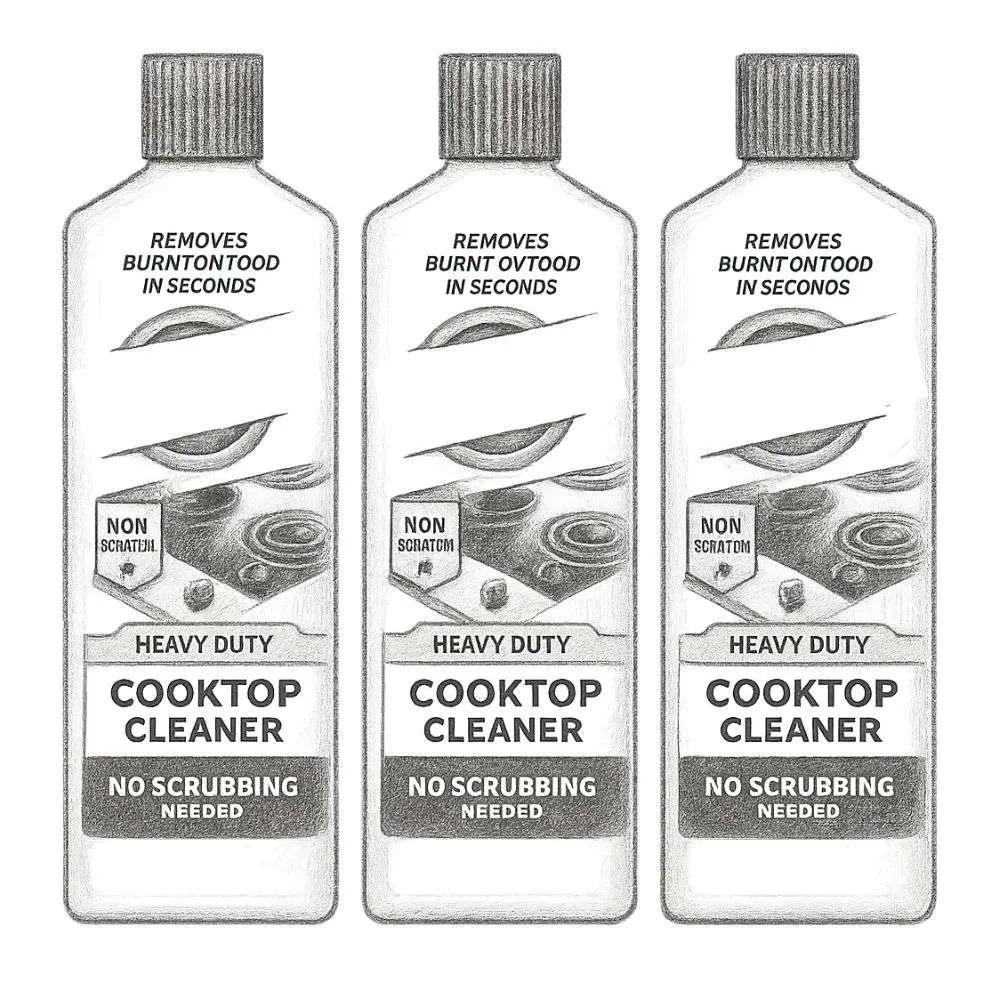 EASY-OFF Heavy Duty Cooktop Cleaner (Pack of 3)