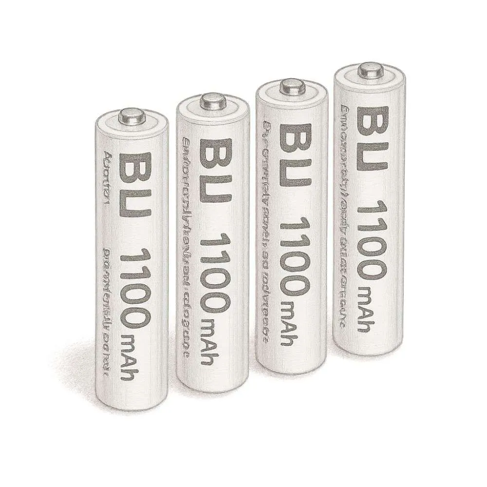 EBL AA Ni-MH Rechargeable Batteries (Pack of 4)