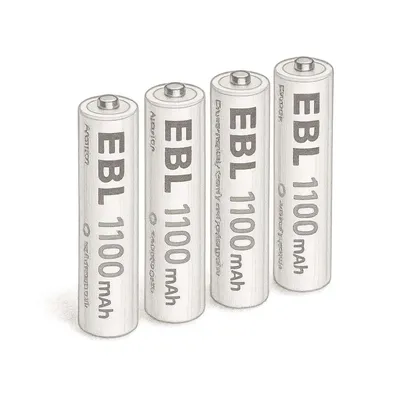 EBL AAA Rechargeable Ni-MH Batteries (Pack of 4)