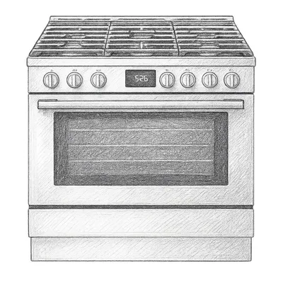 Electrolux 36" Dual-Fuel Freestanding Range