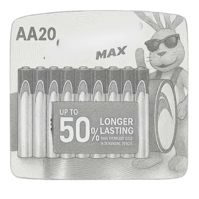 Energizer Max AA Batteries Alkaline (Pack of 20)