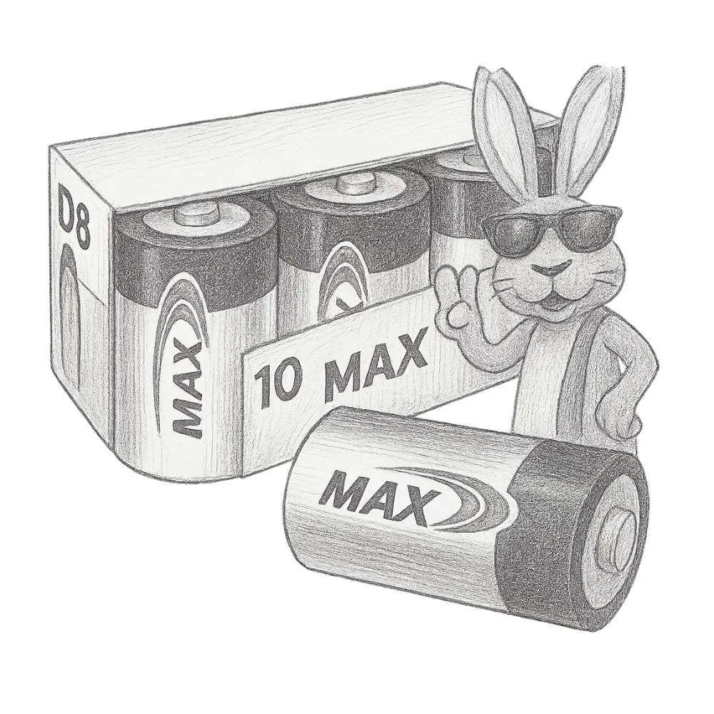 Energizer Max Premium Alkaline D Cell Batteries (Pack of 8)