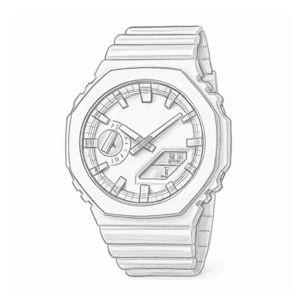 G-SHOCK Analog-Digital Women GMAS2100-7A Watch