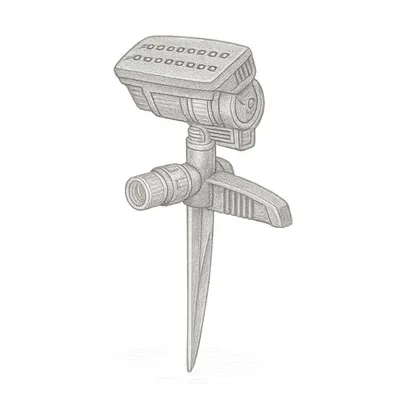 GARDENA ZoomMaxx Oscillating Sprinkler On Metal Spike