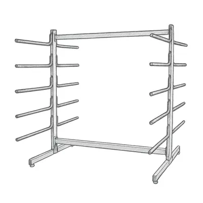 Gatekeeper Racks SUP Display Rack for 10 Boards