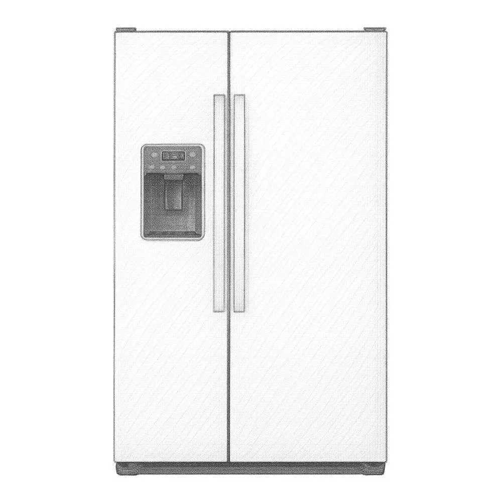 GE® ENERGY STAR® Side-By-Side Refrigerator (25.3 Cu. Ft.)