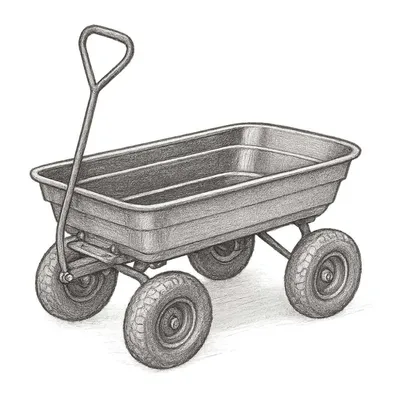 Gorilla Carts Poly Garden Dump Cart (4 cu. ft.)