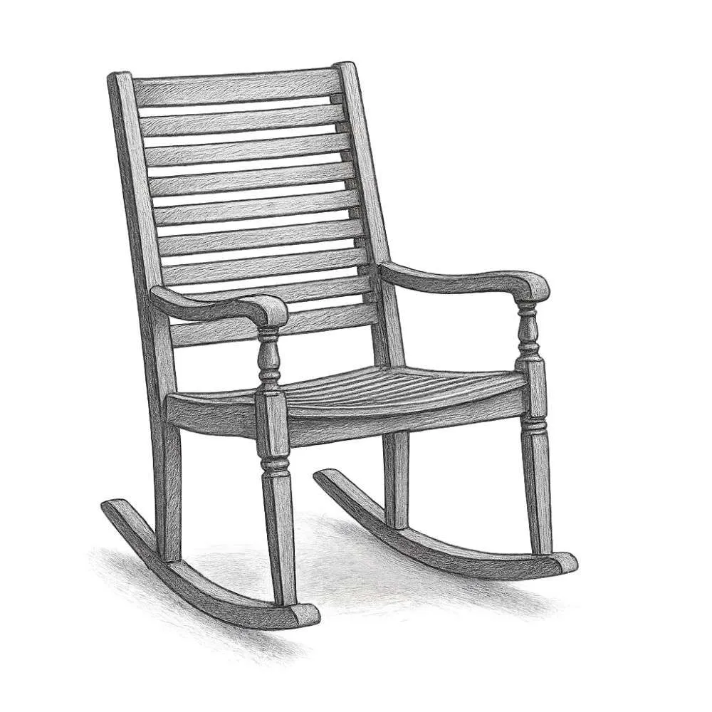 Grandin Road Nantucket Rocking Chair