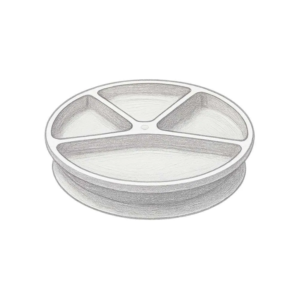 Green Sprouts Learning Plate Silicone (9")