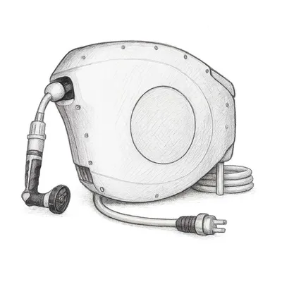 Hoselink 50ft Retractable Garden Hose Reel