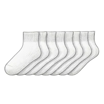 HUE Sport Mini Crew Socks (Pack of 6)
