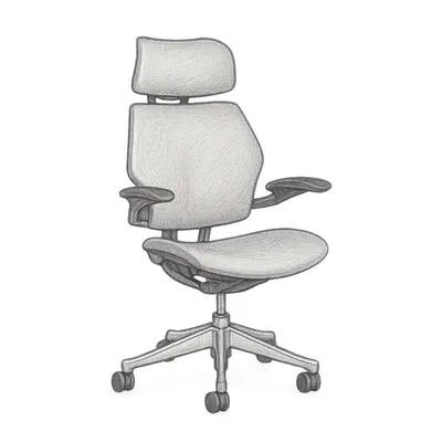 Humanscale Freedom Task Chair with Headrest Configurator