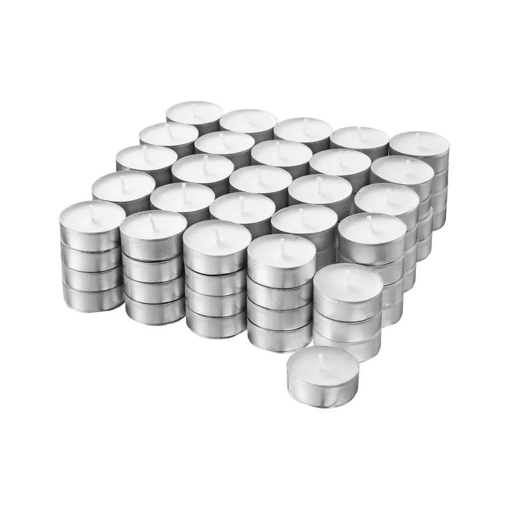 IKEA GLIMMA Unscented Tealights (Pack of 100)