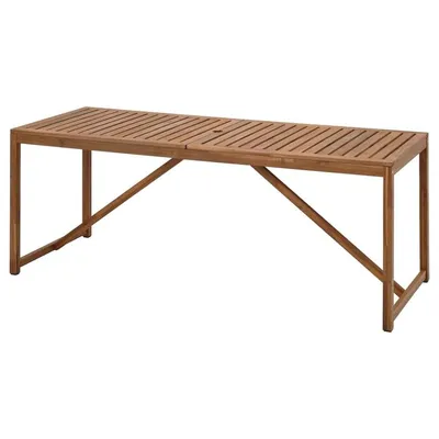 IKEA NÄMMARÖ Outdoor Table Light Brown Stained