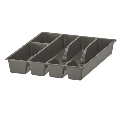IKEA Smacker Flatware Tray Gray 12x10"