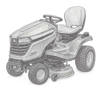 John Deere X354 Lawn Tractor (42")