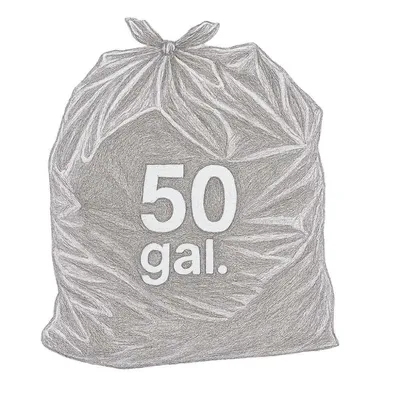 Kirkland Signature Outdoor Trash Bags 50 gal (Pack of 70)
