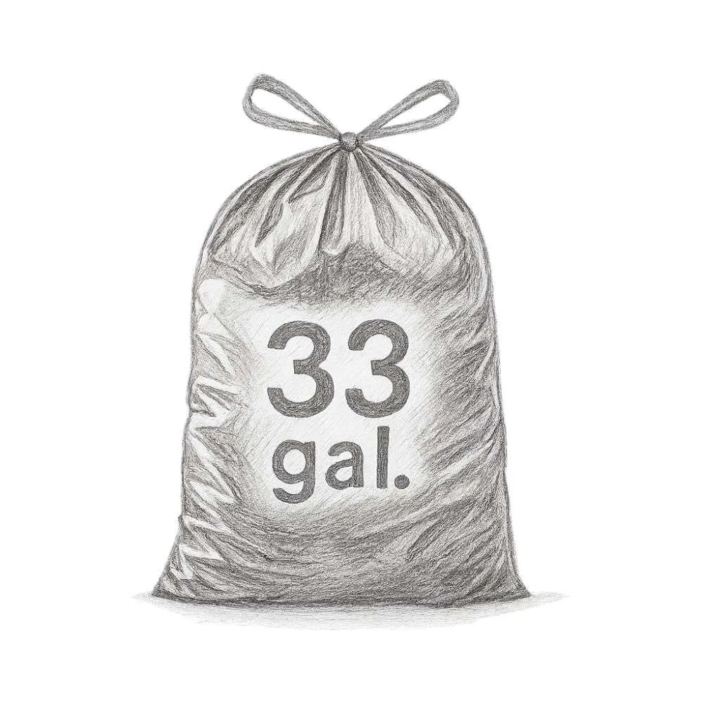 Kirkland Signature Flex-Tech Trash Bags 33 gal (Pack of 90)