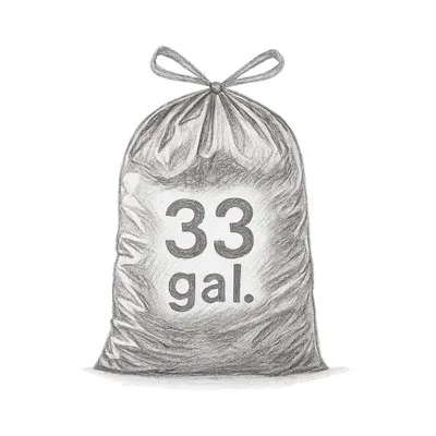 Kirkland Signature Flex-Tech Trash Bags 33 gal (Pack of 90)