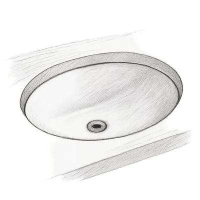 Kohler Caxton Oval Undermount Bathroom Sink