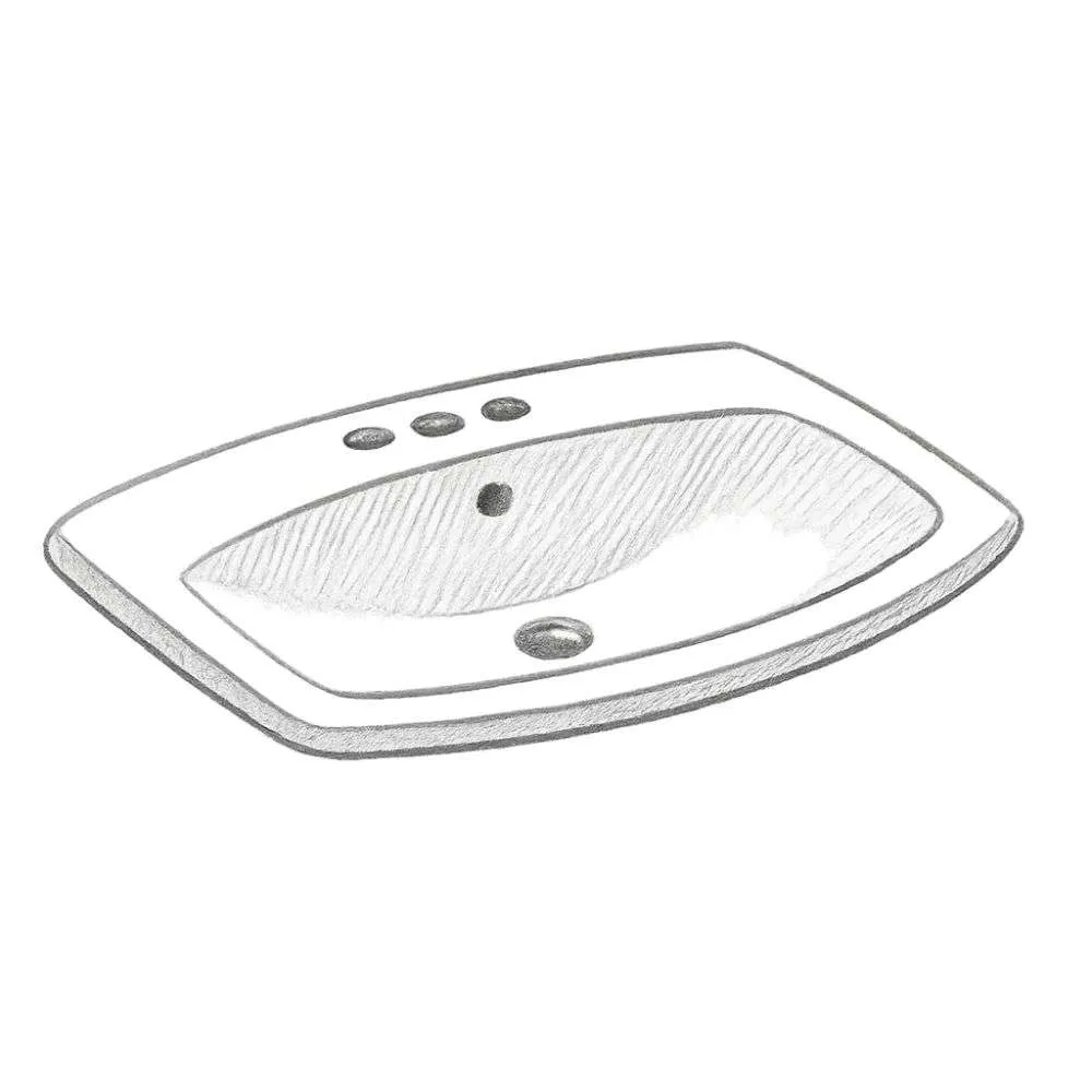 Kohler Cimarron Rectangle Drop-In Bathroom Sink